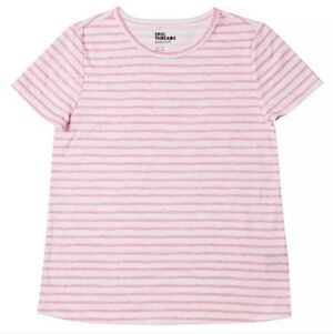 Big Girls Short Sleeve Striped Large